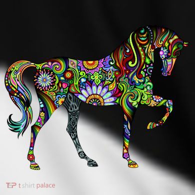 Trippy Cheerful Horse Toddler Fine Jersey T-Shirt