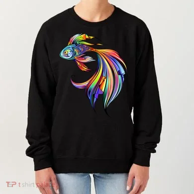 Trippy Fish Motley Women's Sweatshirt