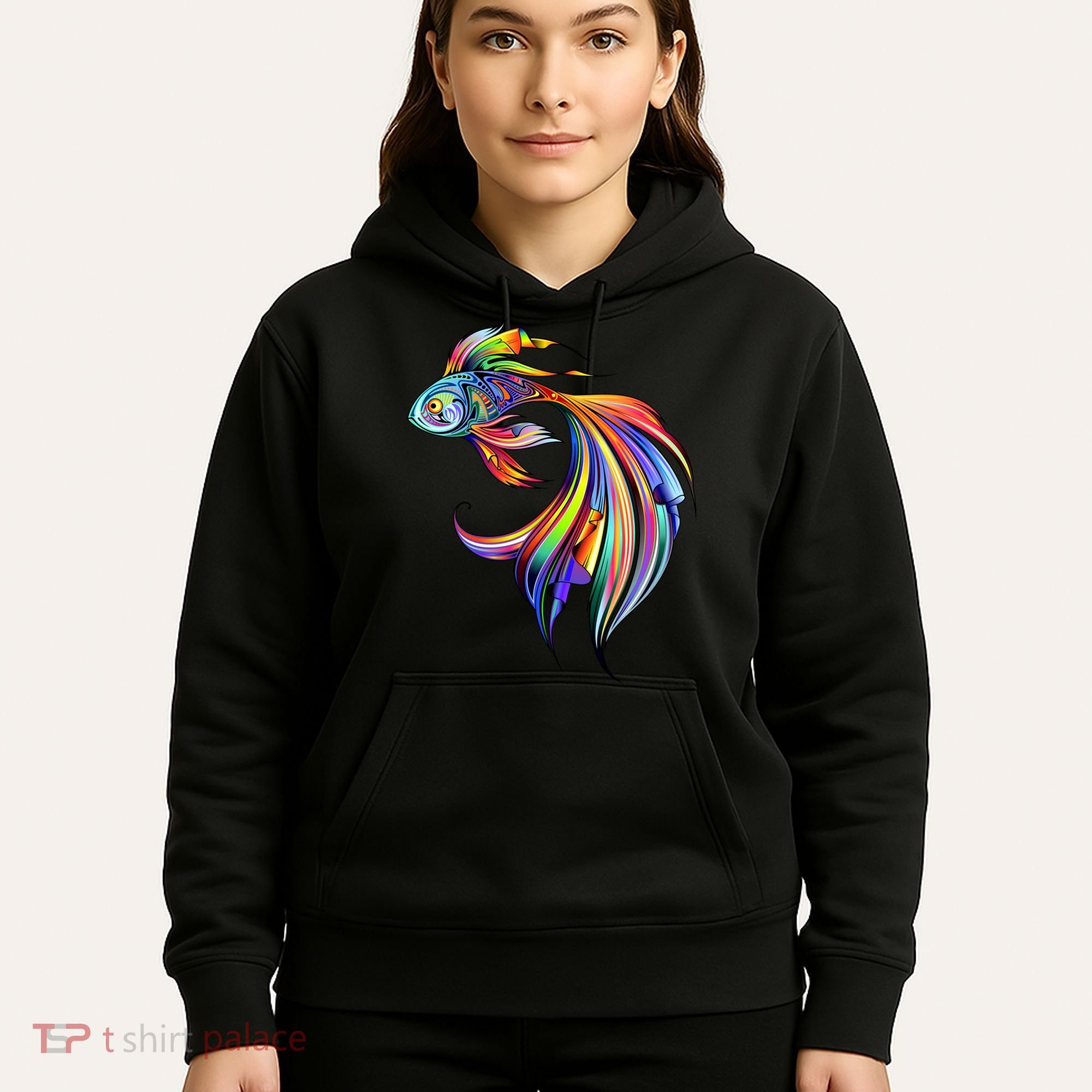 Trippy Fish Motley Hoodie