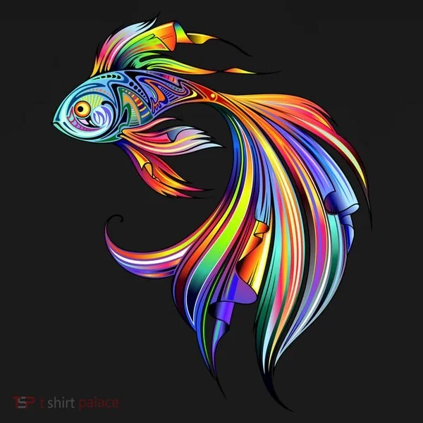 Trippy Fish Motley Bucket Hat