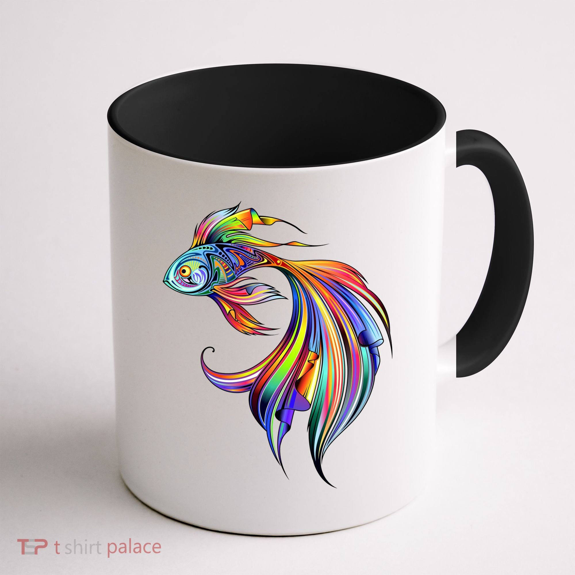 Trippy Fish Motley Coffee Mug