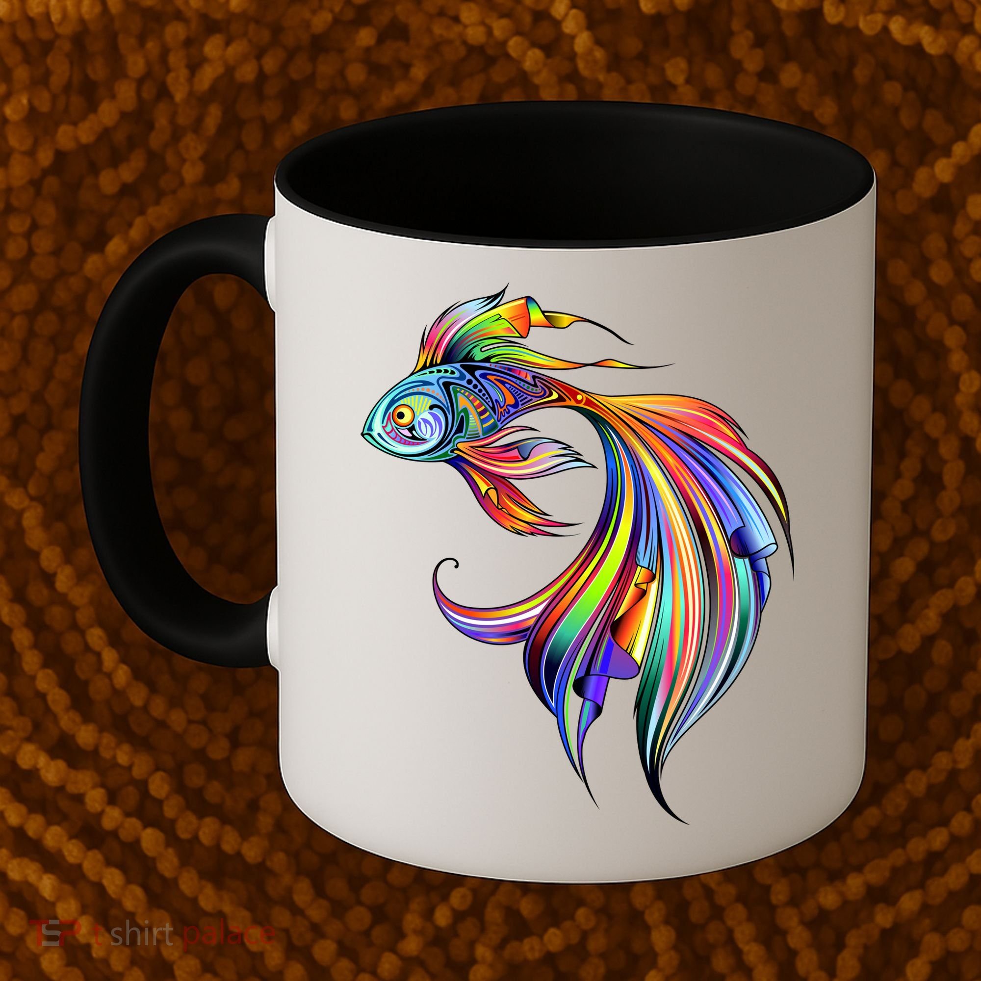 Trippy Fish Motley Coffee Mug