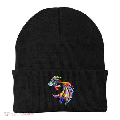 Trippy Fish Motley Beanie