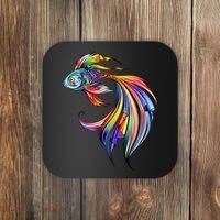 Trippy Fish Motley Coaster thumb 0