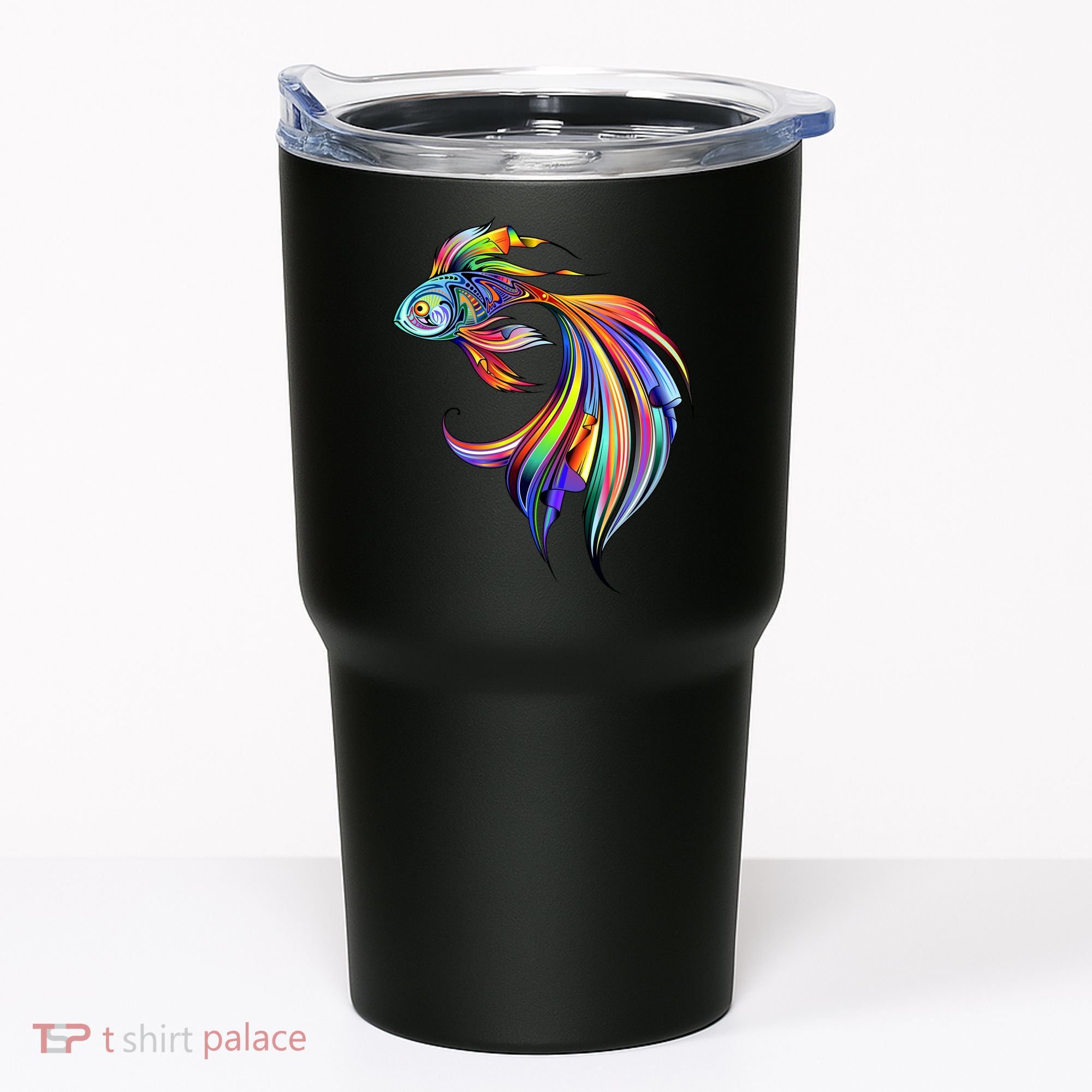 Trippy Fish Motley Tumbler