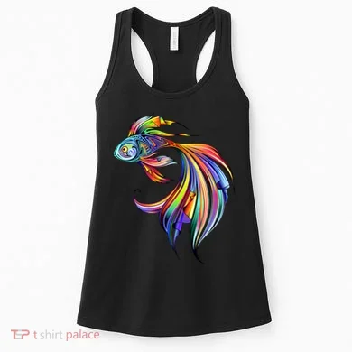 Trippy Fish Motley Women's Tank Top
