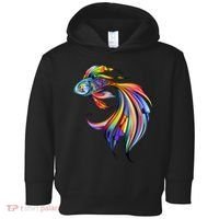 Trippy Fish Motley Toddler Hoodie thumb 0