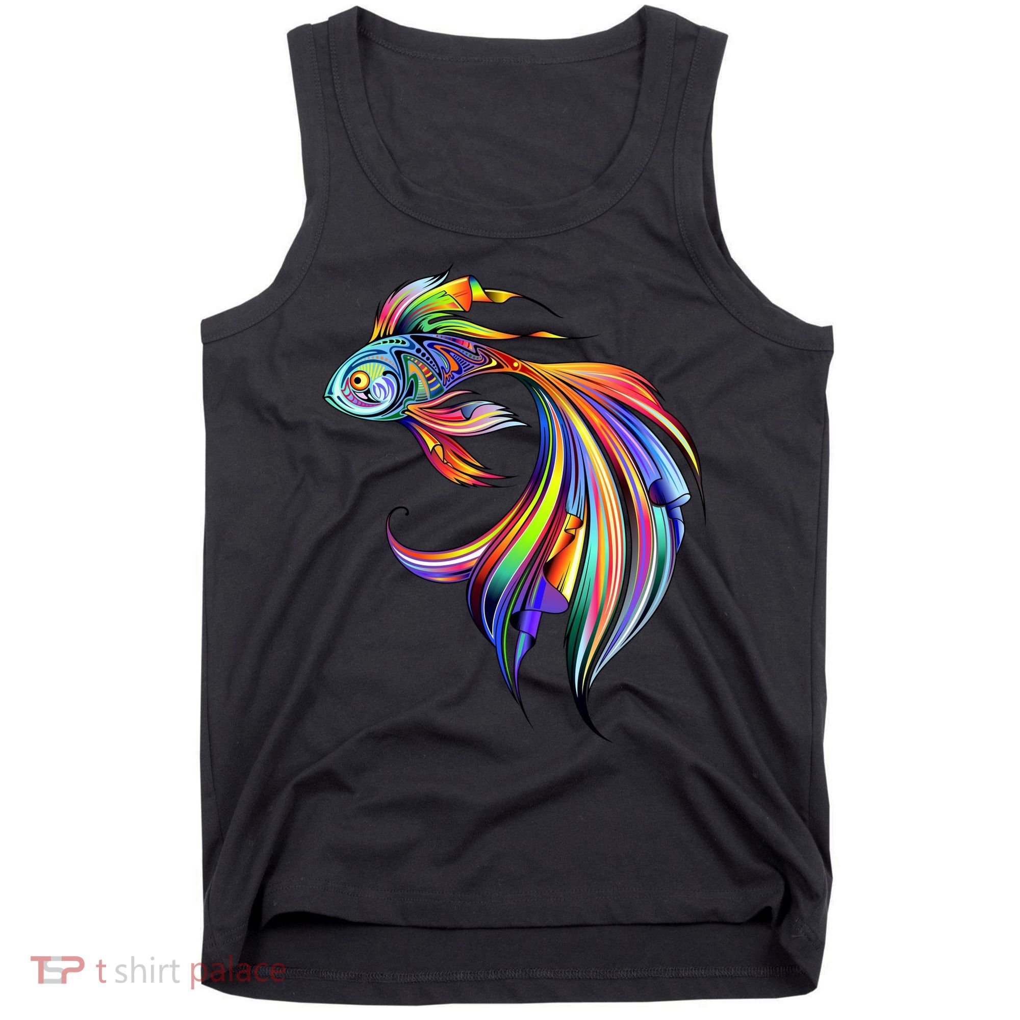 Trippy Fish Motley Tank Top