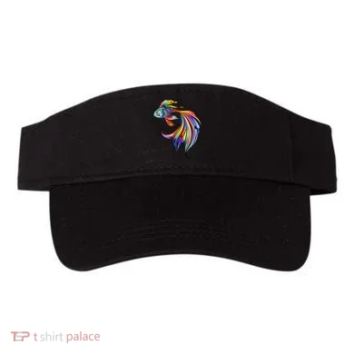Trippy Fish Motley Visor