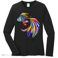 Trippy Fish Motley Women's Long Sleeve Shirt thumb 0