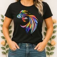 Trippy Fish Motley Women's T-Shirt thumb 2