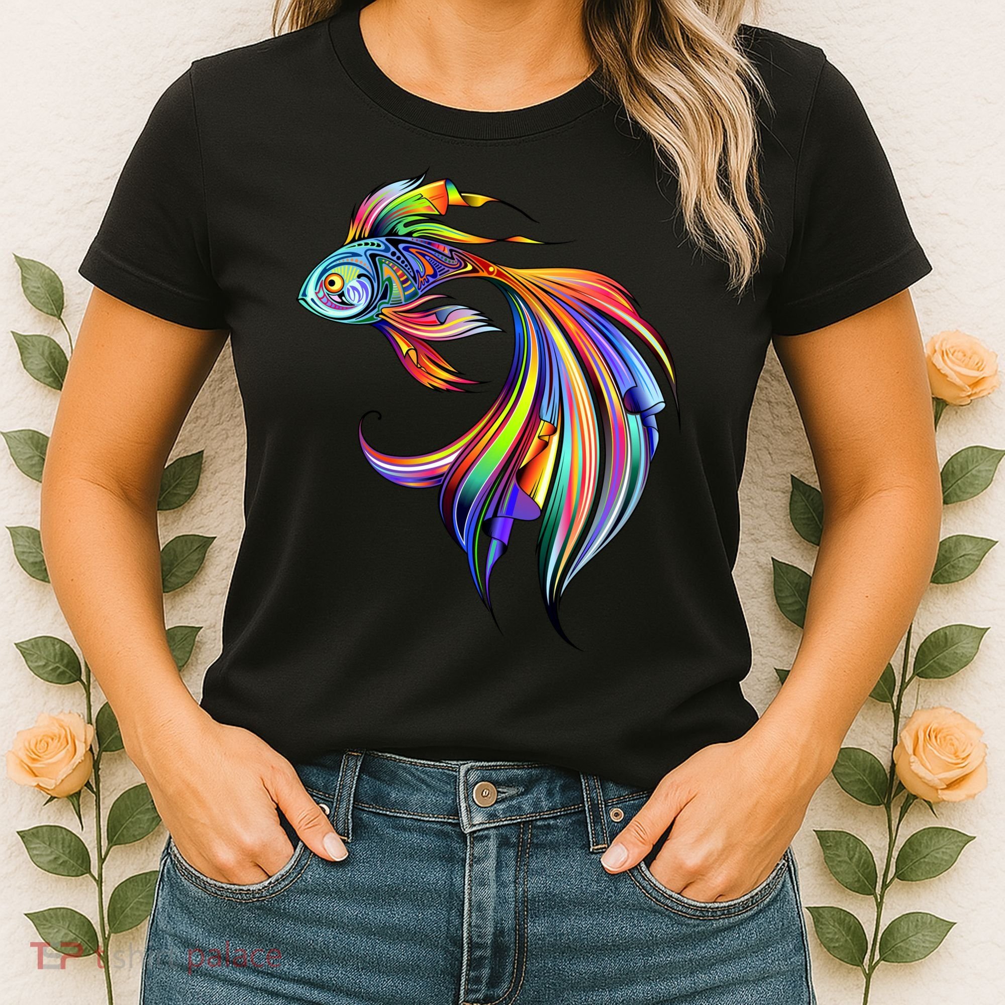Trippy Fish Motley Women's T-Shirt