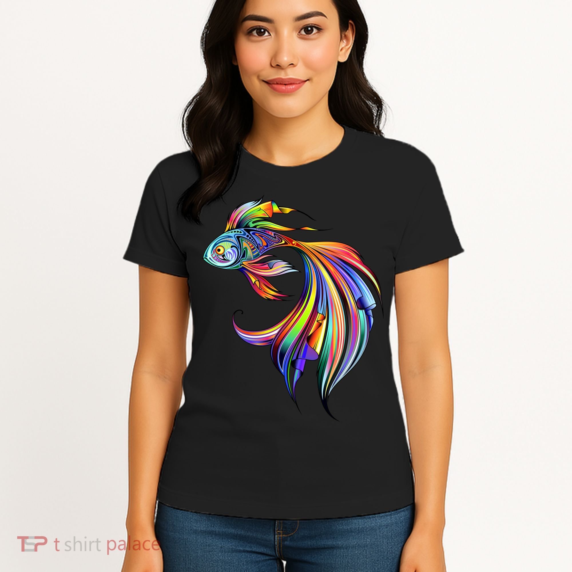 Trippy Fish Motley Women's T-Shirt