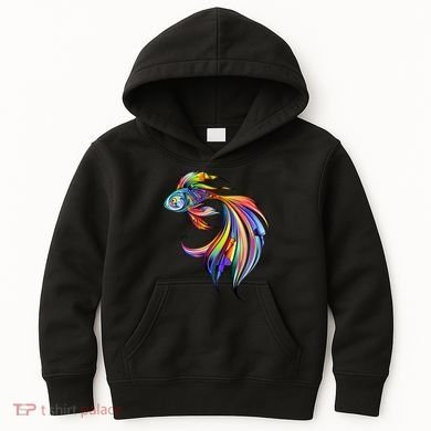 Trippy Fish Motley Kids Hoodie