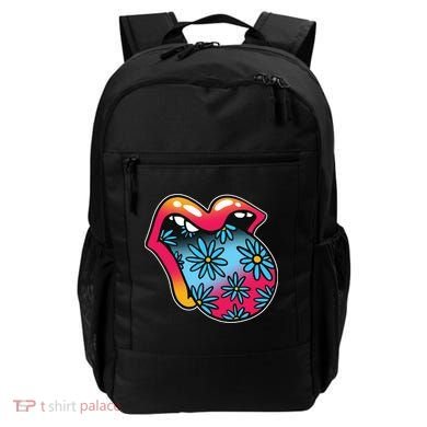 Trippy Floral Mouth Backpack