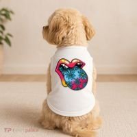 Trippy Floral Mouth Doggie Tank thumb 2