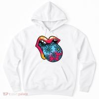 Trippy Floral Mouth Hoodie thumb 0