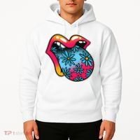 Trippy Floral Mouth Hoodie thumb 2