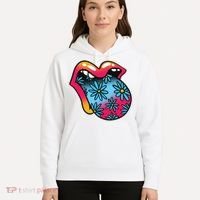 Trippy Floral Mouth Hoodie thumb 5