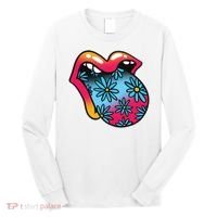 Trippy Floral Mouth Long Sleeve Shirt thumb 0