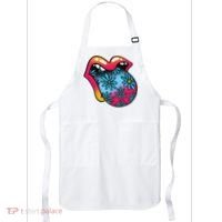Trippy Floral Mouth Apron thumb 0
