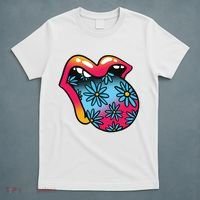 Trippy Floral Mouth T-Shirt thumb 5