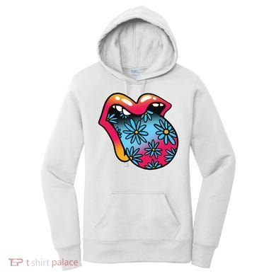 Trippy Floral Mouth Women's Hoodie