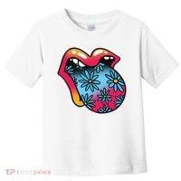 Trippy Floral Mouth Toddler T-Shirt thumb 0