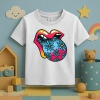 Trippy Floral Mouth Toddler T-Shirt thumb 3