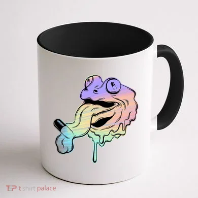Trippy Frog Coffee Mug back