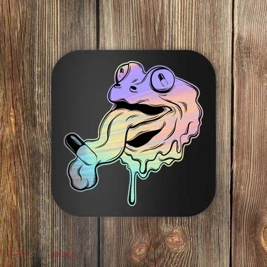 Trippy Frog Coaster
