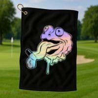 Trippy Frog Golf Towel thumb 1