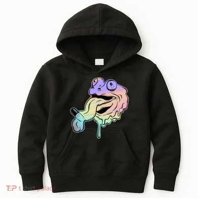 Trippy Frog Kids Hoodie