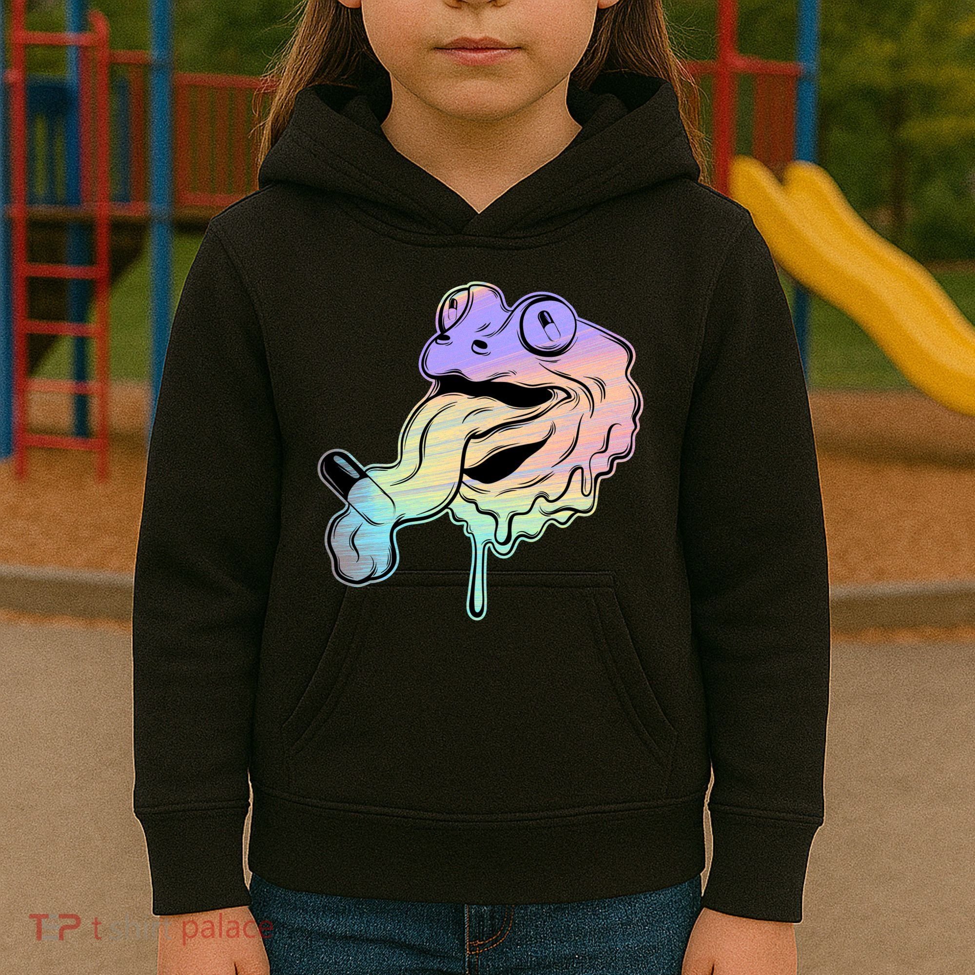 Trippy Frog Kids Hoodie