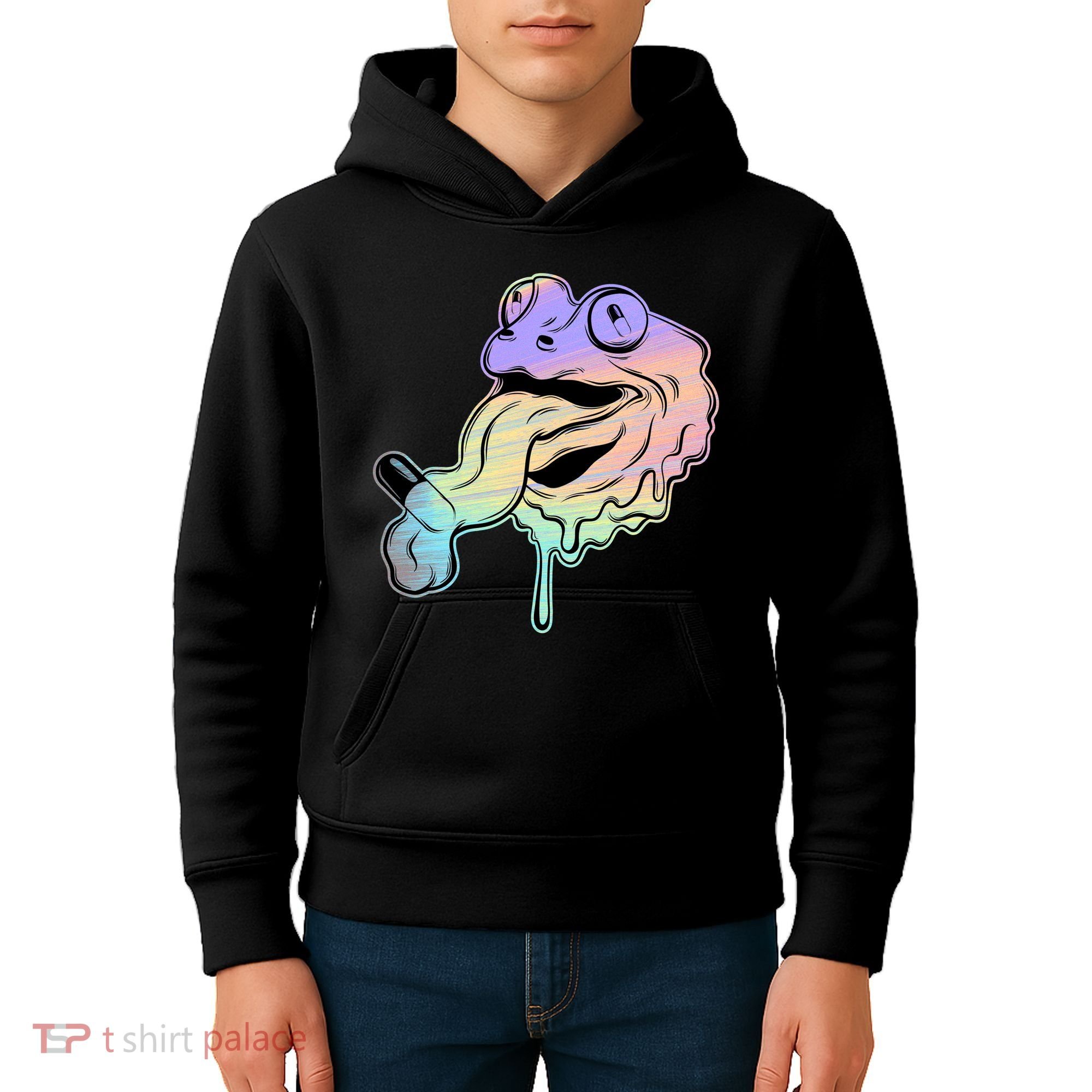 Trippy Frog Kids Hoodie