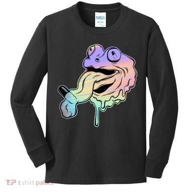 Trippy Frog Kids Long Sleeve Shirt