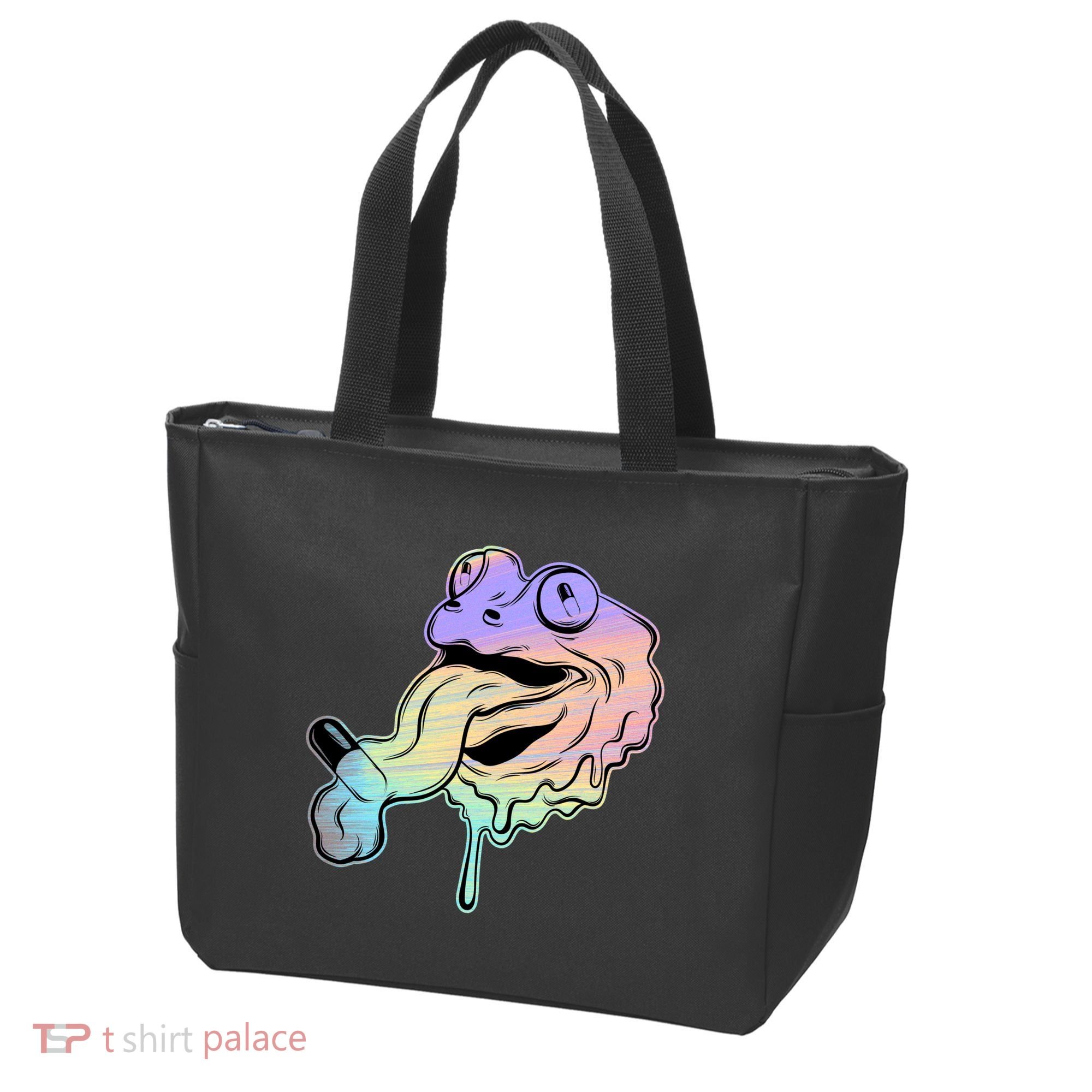 Trippy Frog Tote Bag