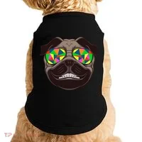 Trippy Hypnotized Pug Doggie Tank thumb 0