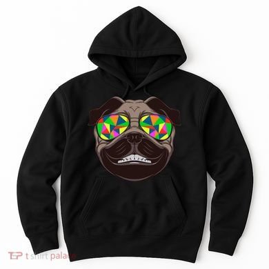 Trippy Hypnotized Pug Hoodie