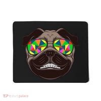 Trippy Hypnotized Pug Mousepad thumb 0