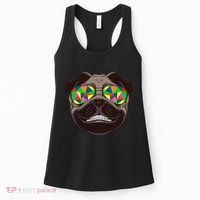 Trippy Hypnotized Pug Women's Tank Top thumb 0