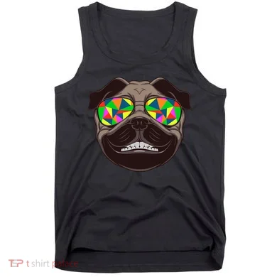 Trippy Hypnotized Pug Tank Top