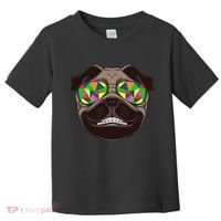 Trippy Hypnotized Pug Toddler T-Shirt thumb 0