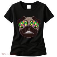 Trippy Hypnotized Pug Women's T-Shirt thumb 0
