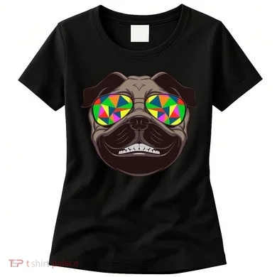 Trippy Hypnotized Pug Women's T-Shirt