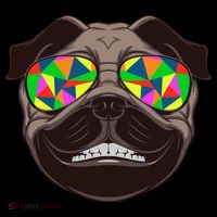 Trippy Hypnotized Pug Kids Sweatshirt thumb 2