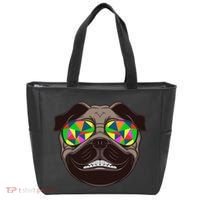 Trippy Hypnotized Pug Tote Bag thumb 0