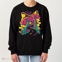 Trippy Mushroom Road Women's Sweatshirt thumb 0