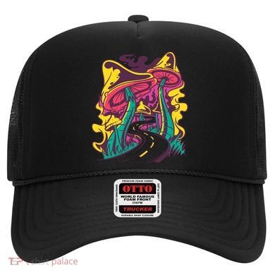 Trippy Mushroom Road Hat