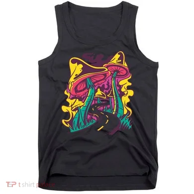 Trippy Mushroom Road Tank Top